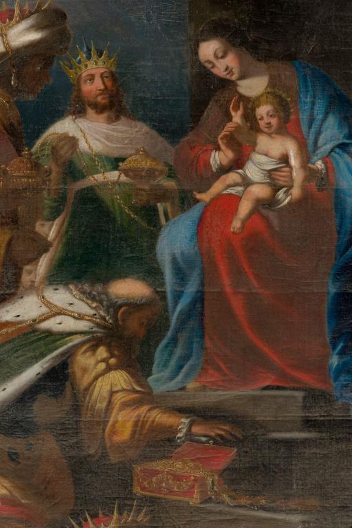 Détail : Vierge et l'Enfant. 