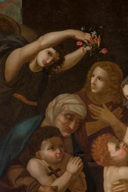 Détail : sainte Elisabeth et saint jean-Baptiste.