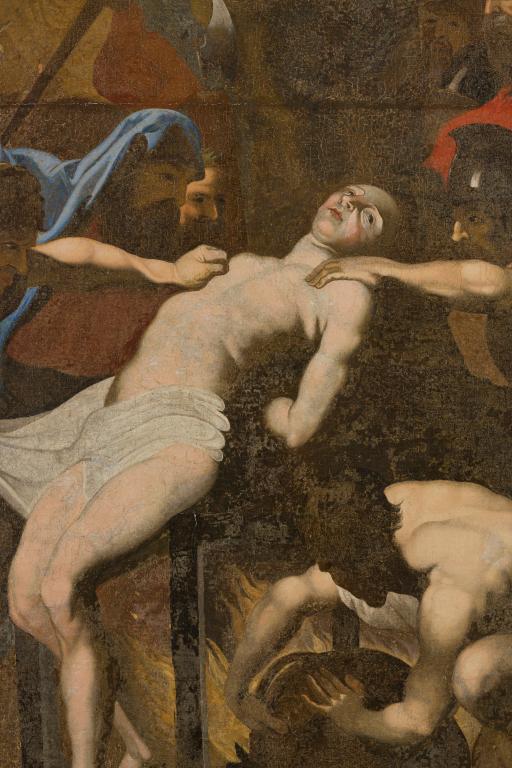 Détail : saint Laurent. 
