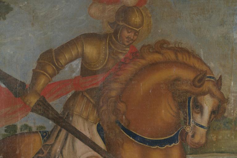 Détail : saint Georges.