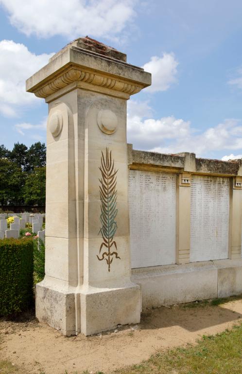 Pilier ouest, détail.