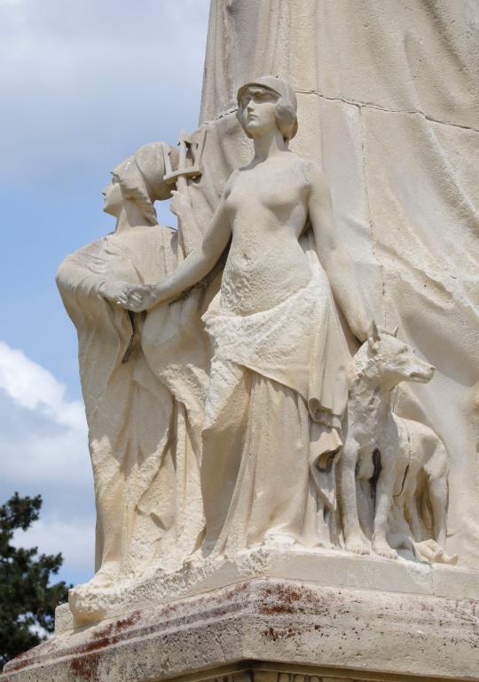 L'Italie, détail.