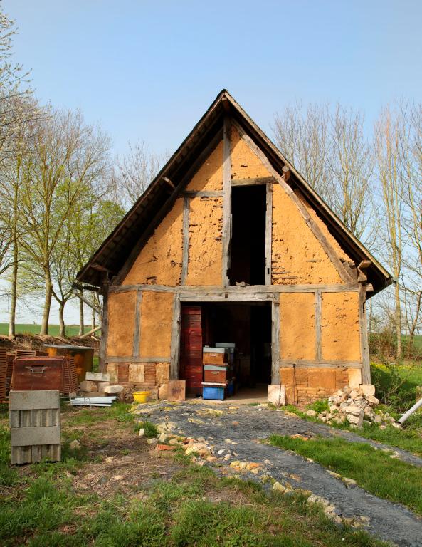 Grange, détail du pignon ouest.