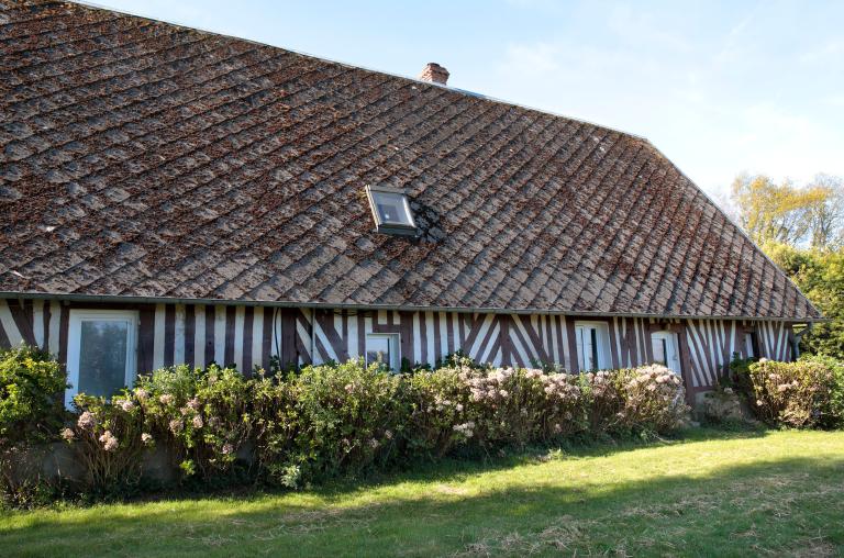 Logis du fermier, façade nord.