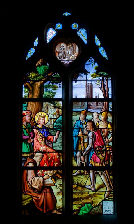 Baie 12 : saint Louis rendant la justice, vue d'ensemble.