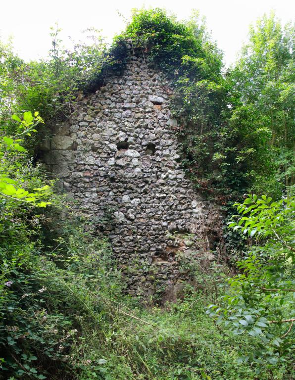 Grange, vestiges du pignon sud.