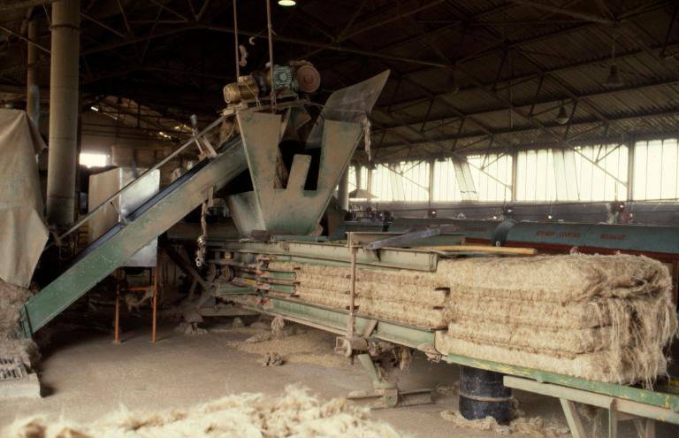 Pressage des nappes d'étoupe (PNRBSN).