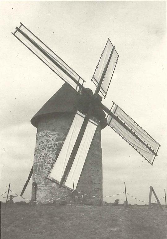 Vue après restauration, avec ses voiles.- Photographie du Parc de Brotonne (Collection Alain Joubert). 
