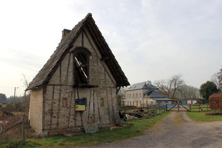 Vue d'ensemble de la propriété.- 28, rue de La Haye-Aubrée. 