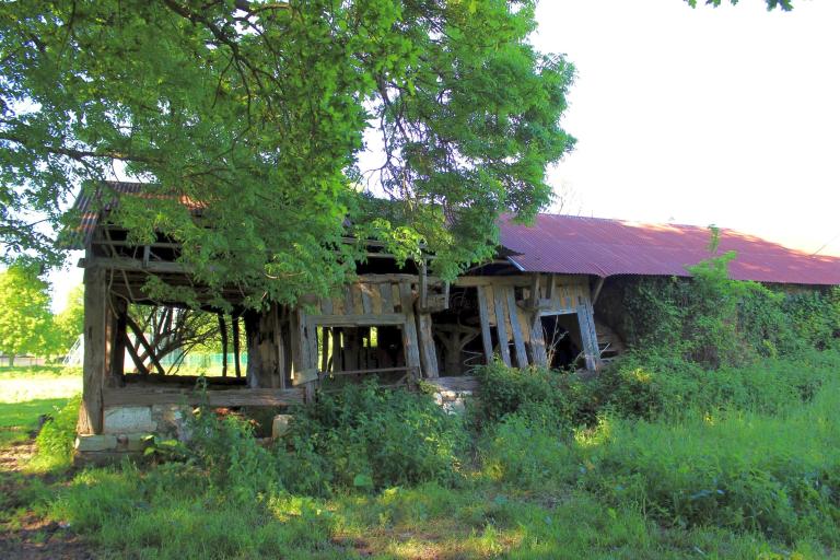 Ancien pressoir, façade ouest. 