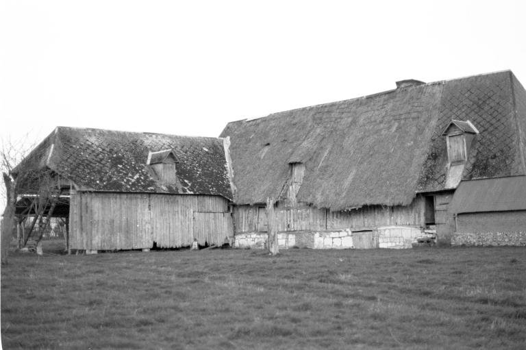 Ancien pressoir.- Photographie du Parc de Brotonne, 1971. 