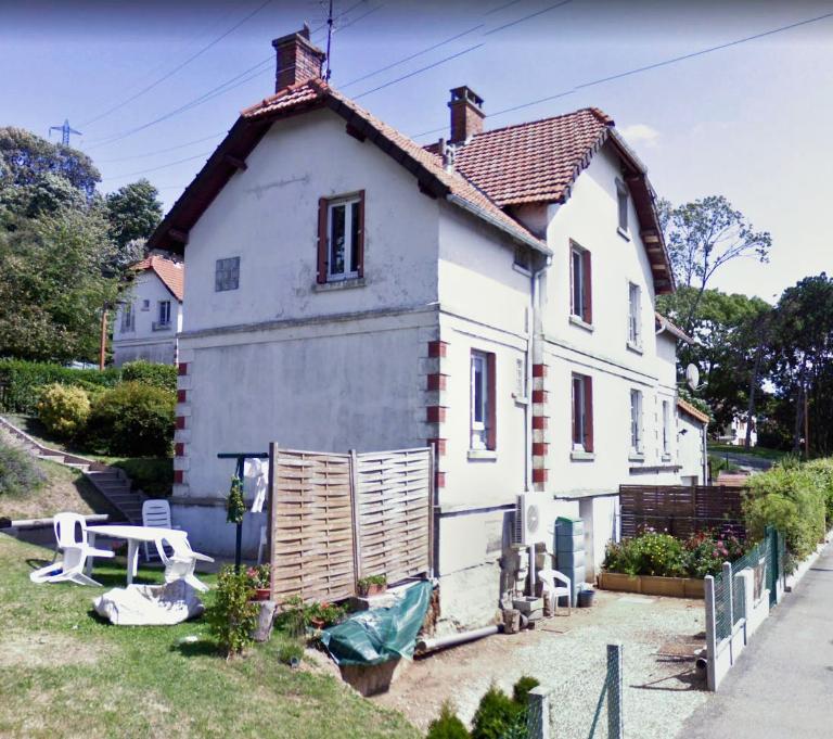 Maison jumelée chemin de Saint-Dignefort, depuis le sud-ouest.