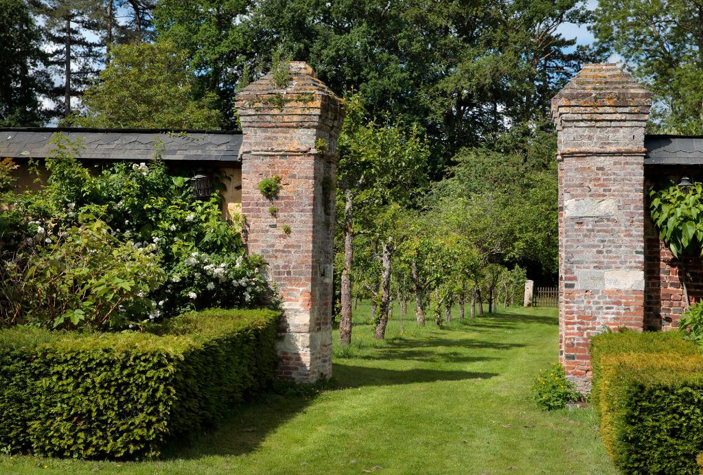 Porte de l'ancien potager. 