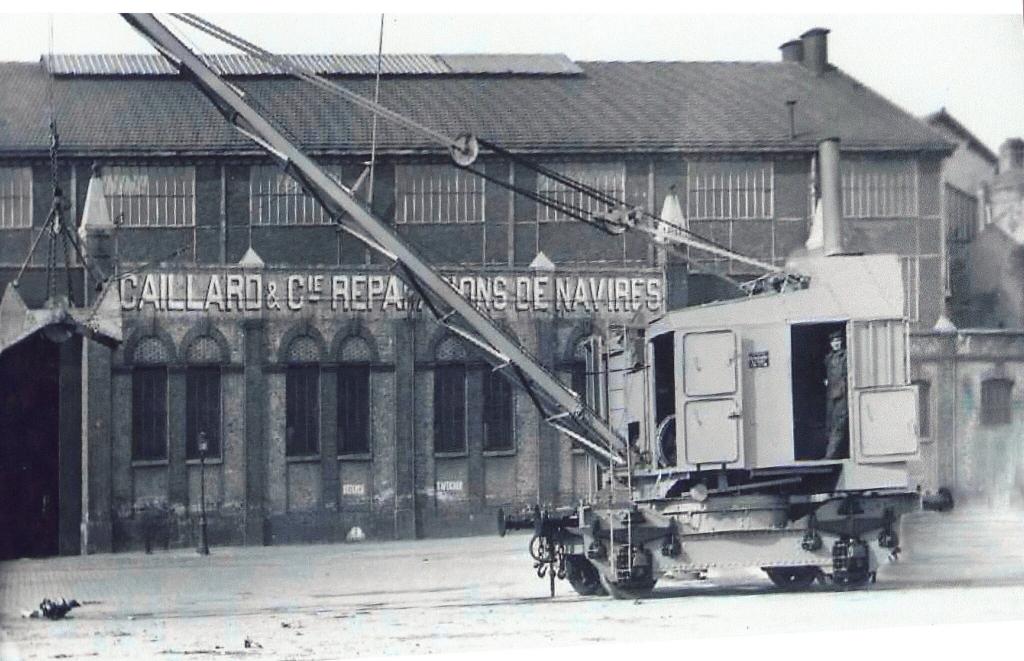 L'entreprise Caillard.- Photographie (Collection Charles Langlois), vers 1950, tirée de : Le Havre Sud, 25 avril 2013 (B.M. Le Havre).