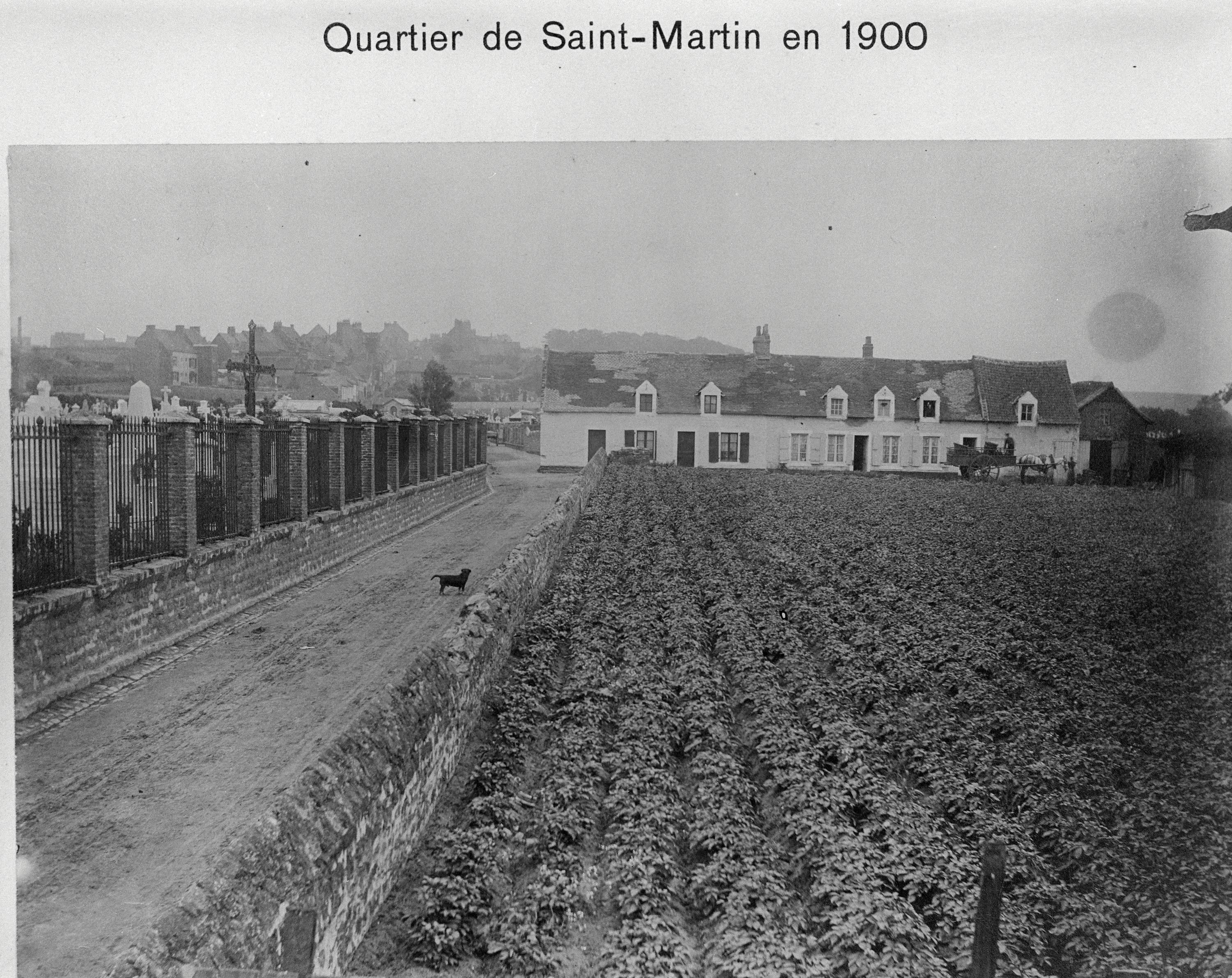 État en 1900. Photographie, 1900 (AC Boulogne-sur-Mer, clichés 1900).