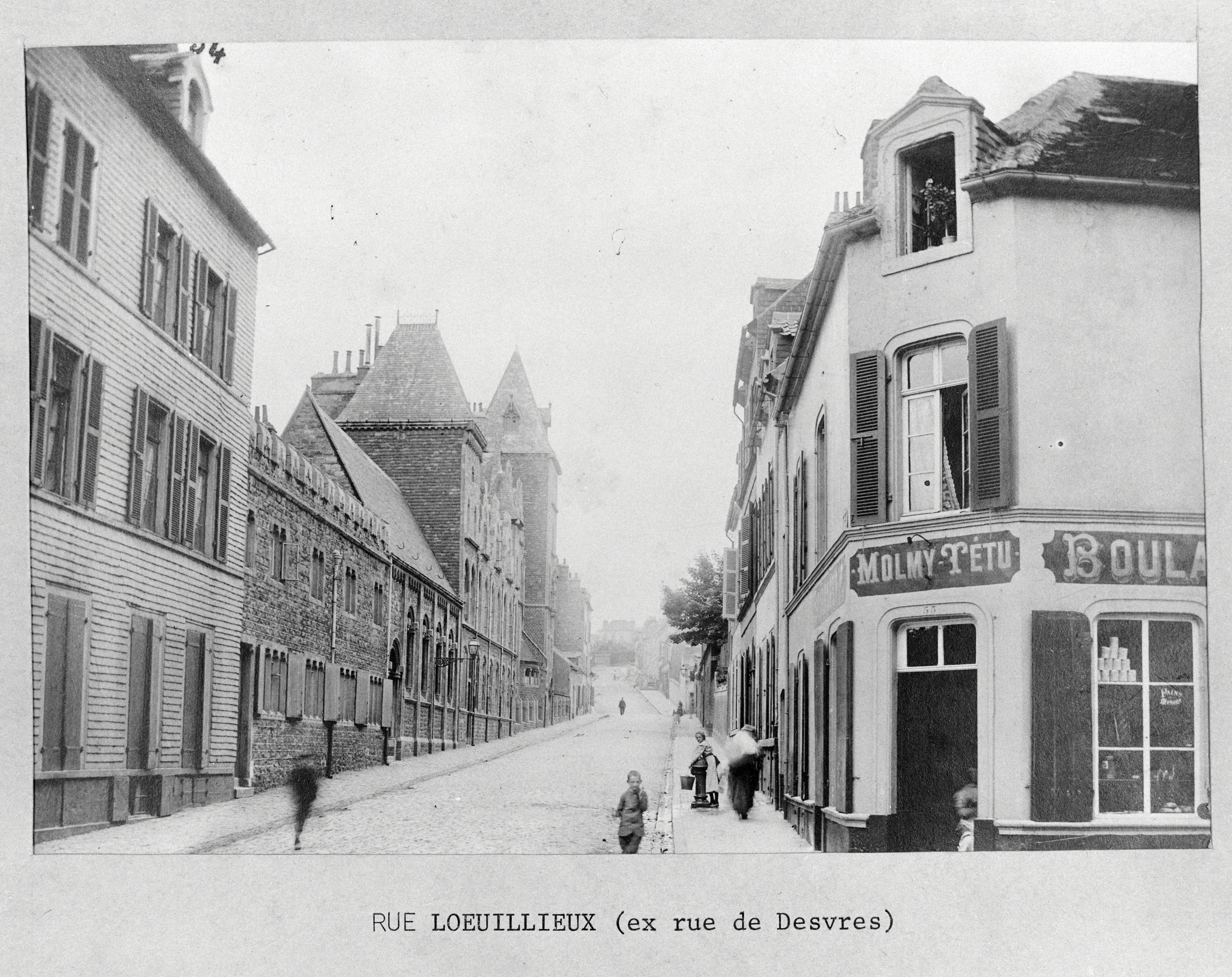 Chapelle rue Leuillieux, cl. A.C. Boulogne-sur-Mer, cliché vers 1900.