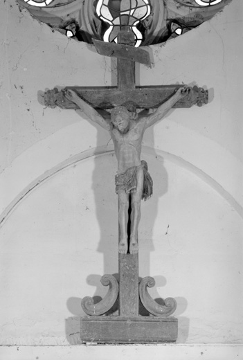 Croix d'autel : Christ en croix