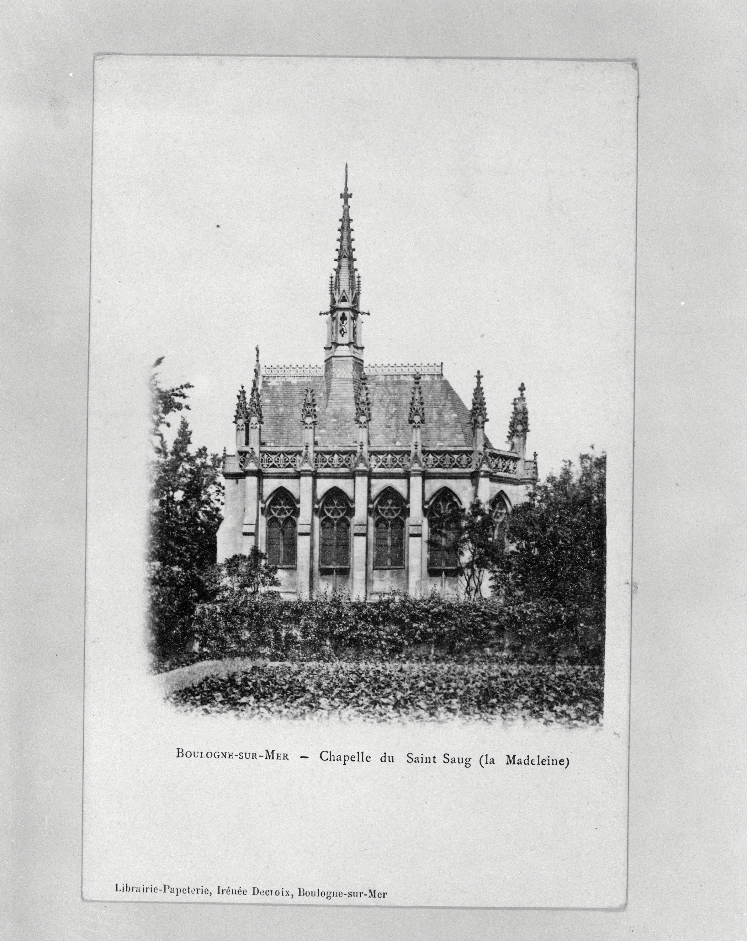 Façade sud, état vers 1939, carte postale. A.D. Pas-de-Calais, division cartes postales.