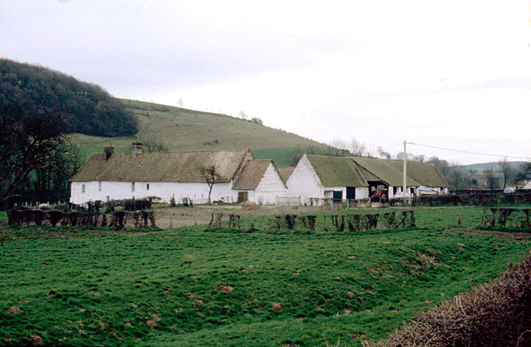 Ferme, vue générale sur l'entrée.