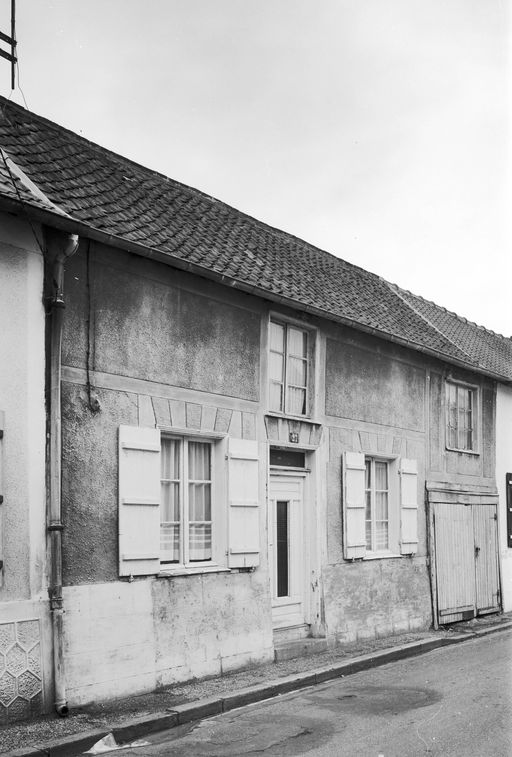 Elévation antérieure d'une maison de pêcheur.