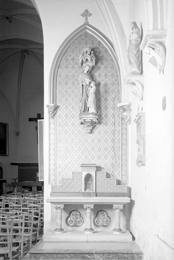 Autels (2), tabernacles (2) de la Vierge et de sainte Anne