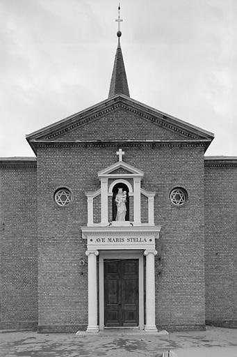 Vue générale de la façade nord.