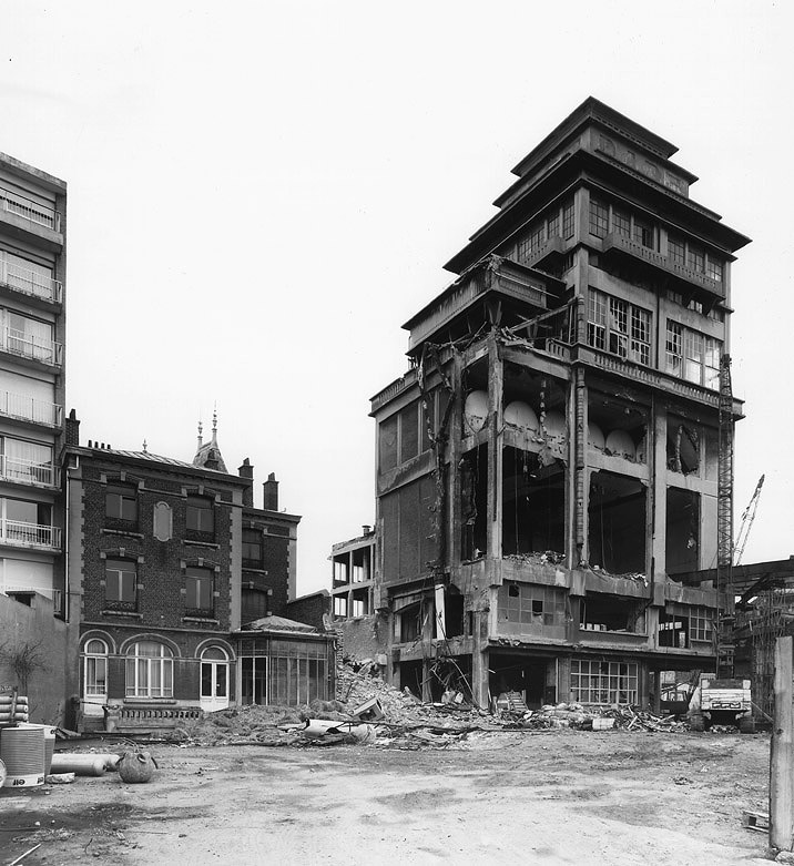 Atelier de fabrication et logement patronal, façade sur cour.