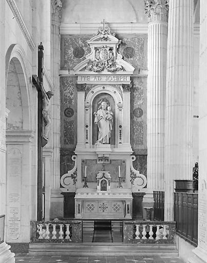 Retable architecturé de saint Joseph