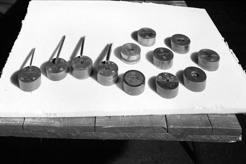 Pièces fabriquées.