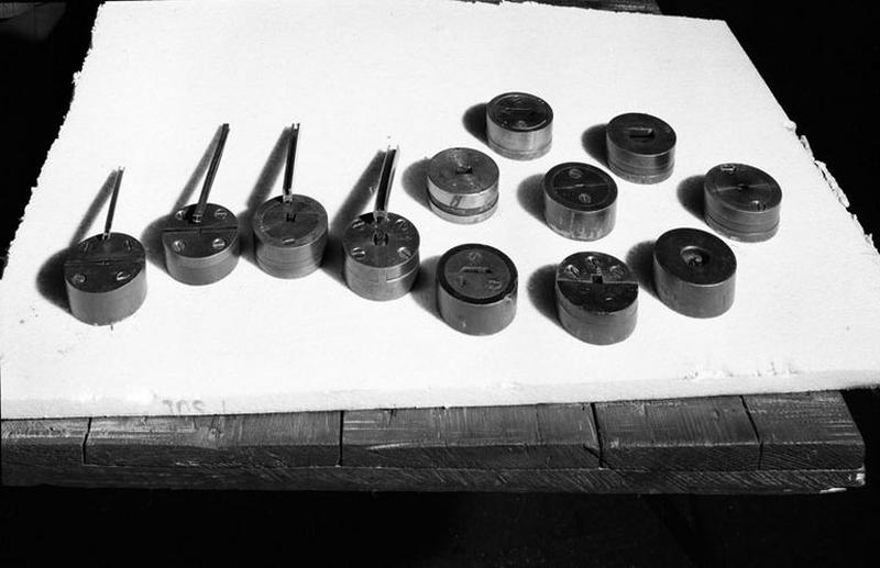 Pièces fabriquées.