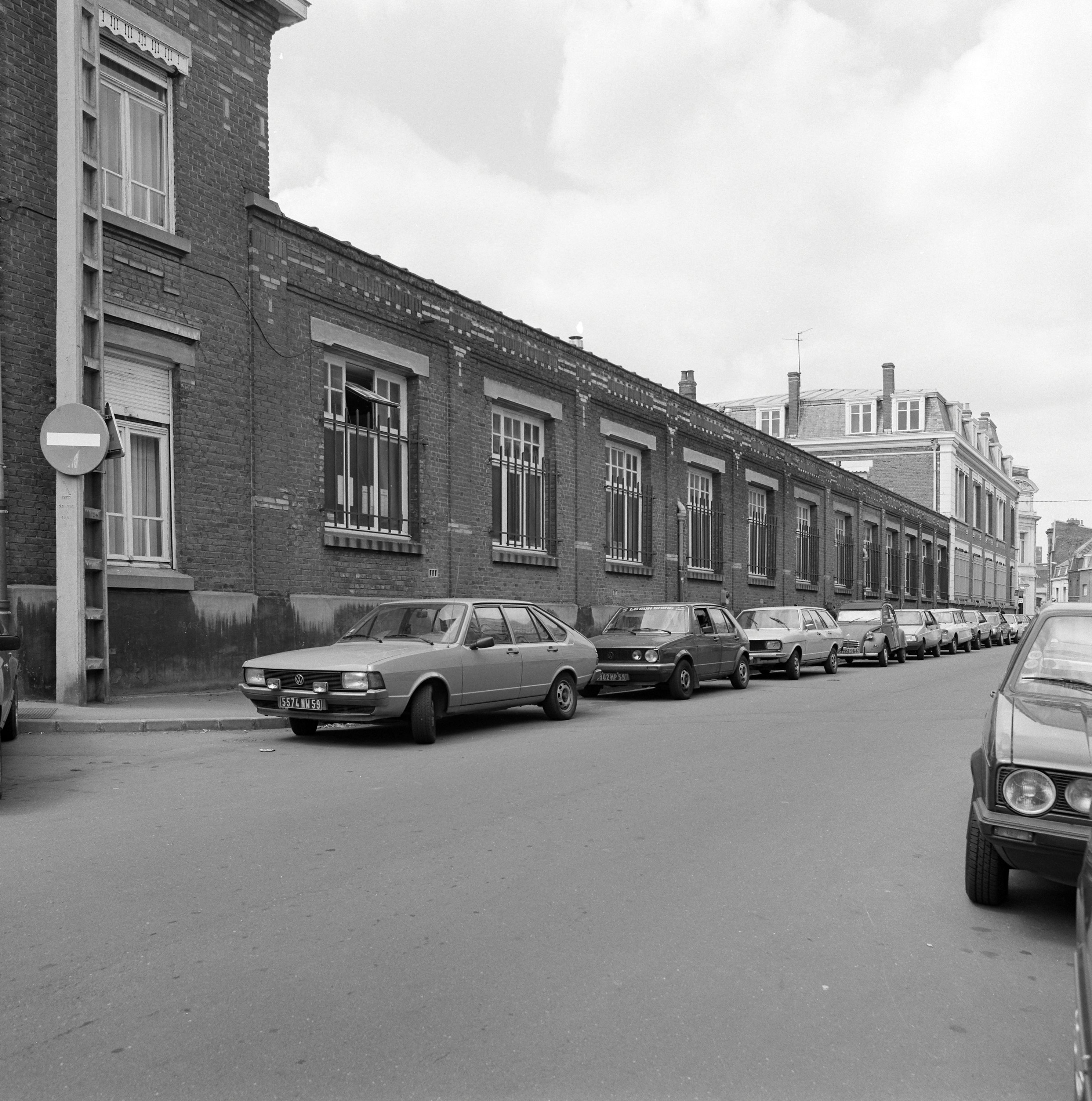 Élévation rue Jules-Ferry. Atelier de fabrication.