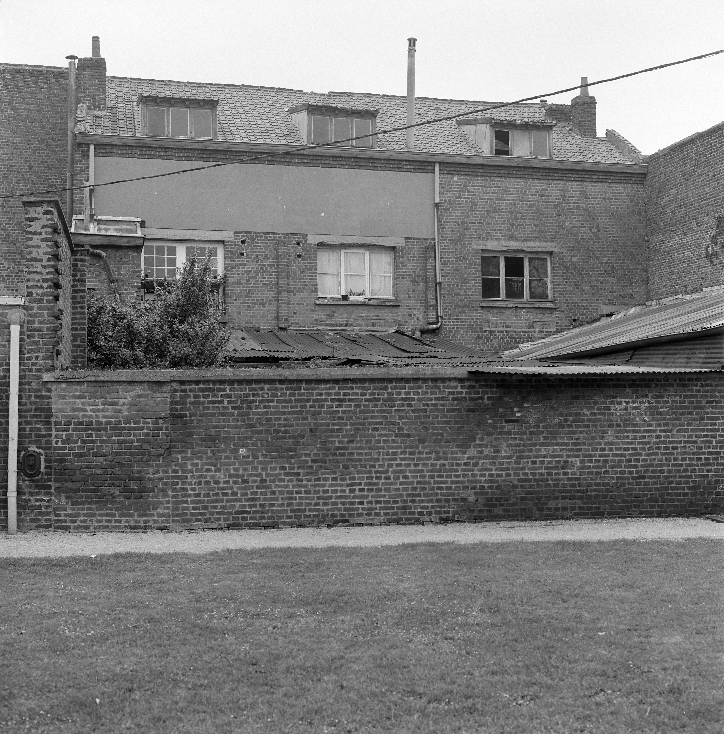 Élévation postérieure de la sacherie.