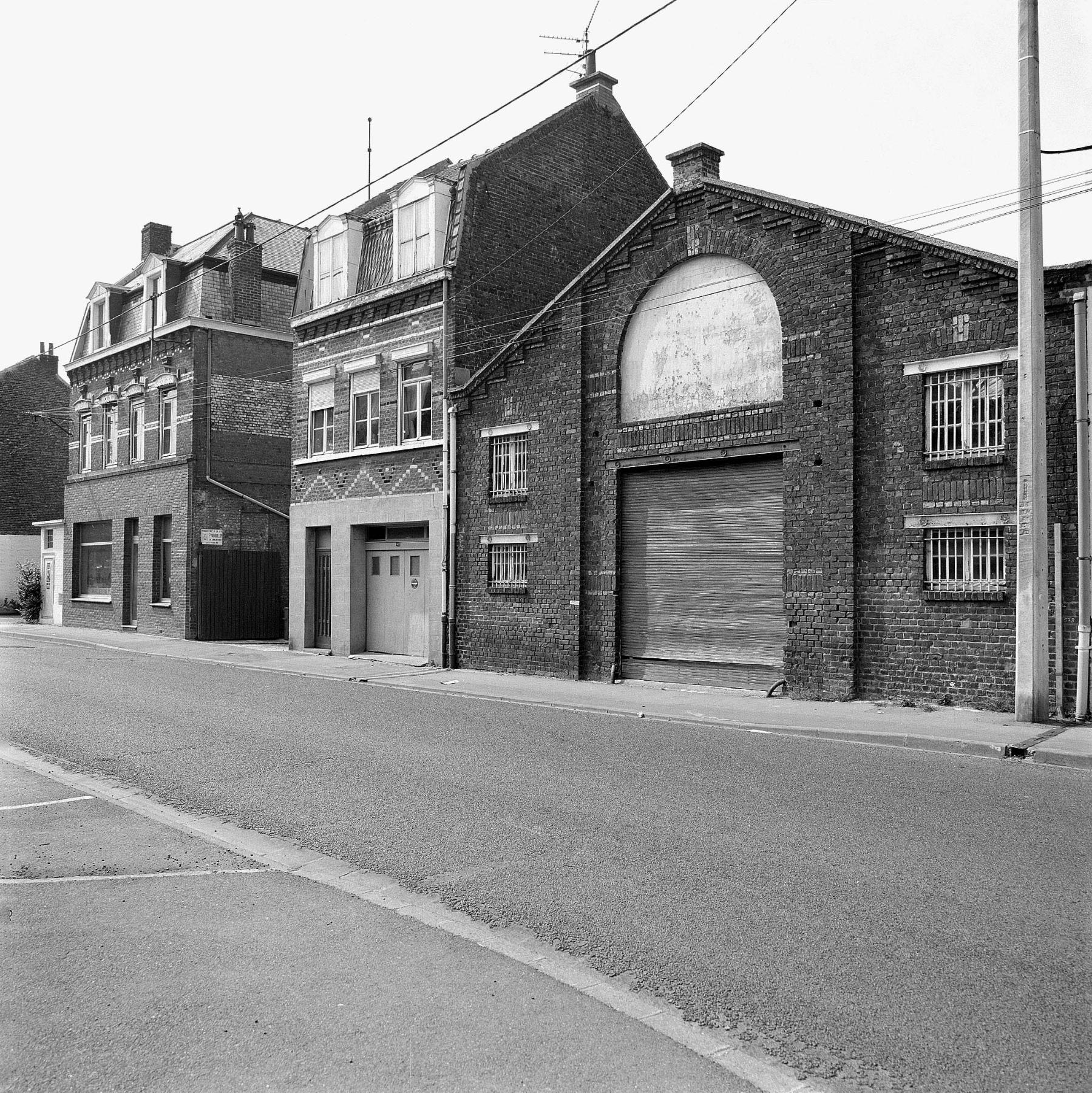 Élévation antérieure, rue du Pont de Beauvais.