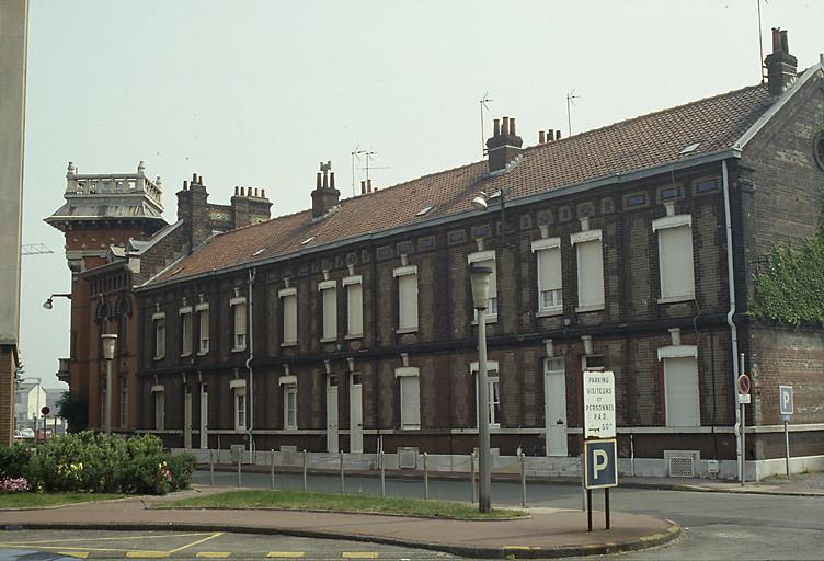 Vue générale de l'ensemble des maisons.