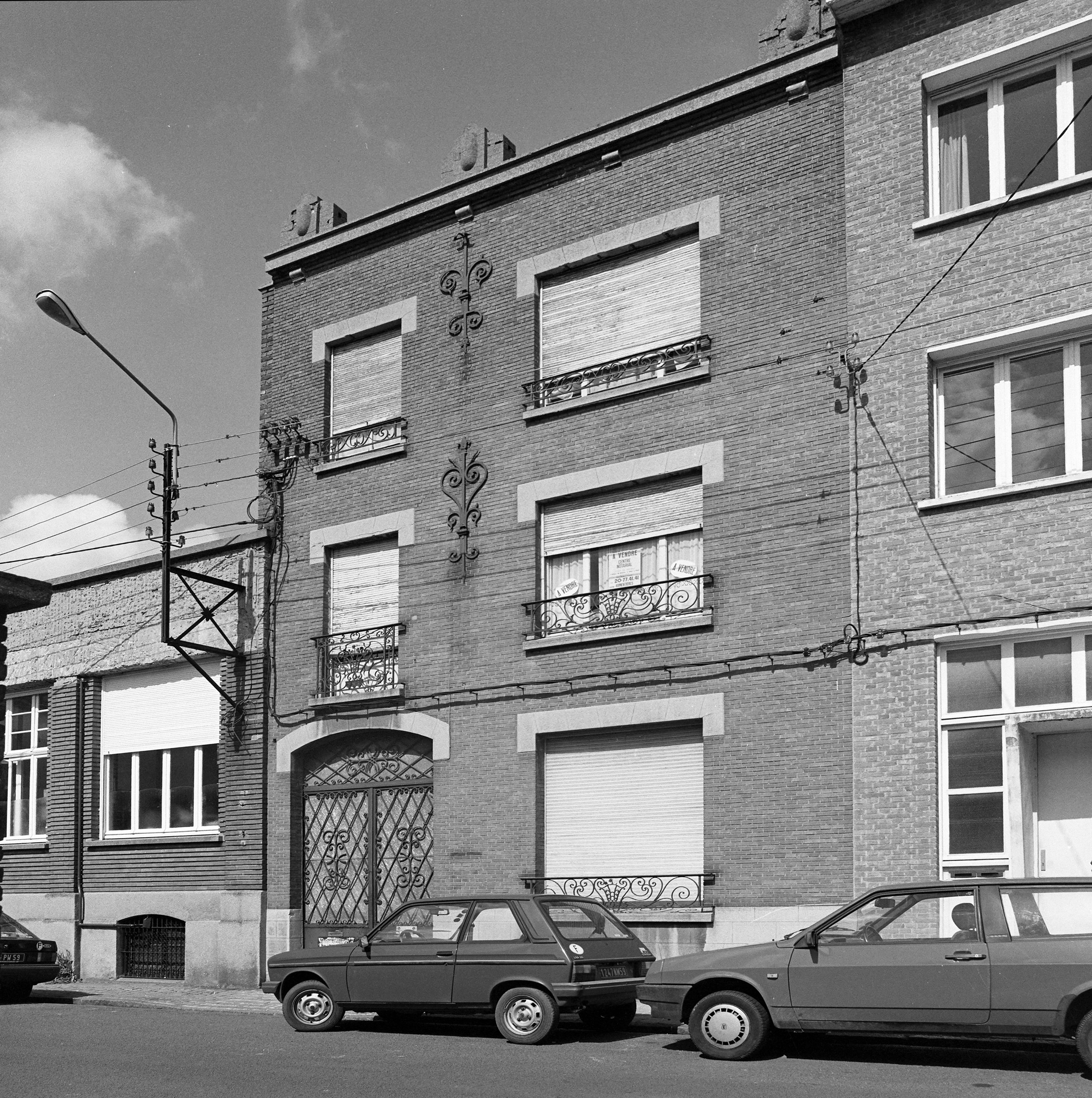 Élévation antérieure rue Bayard.