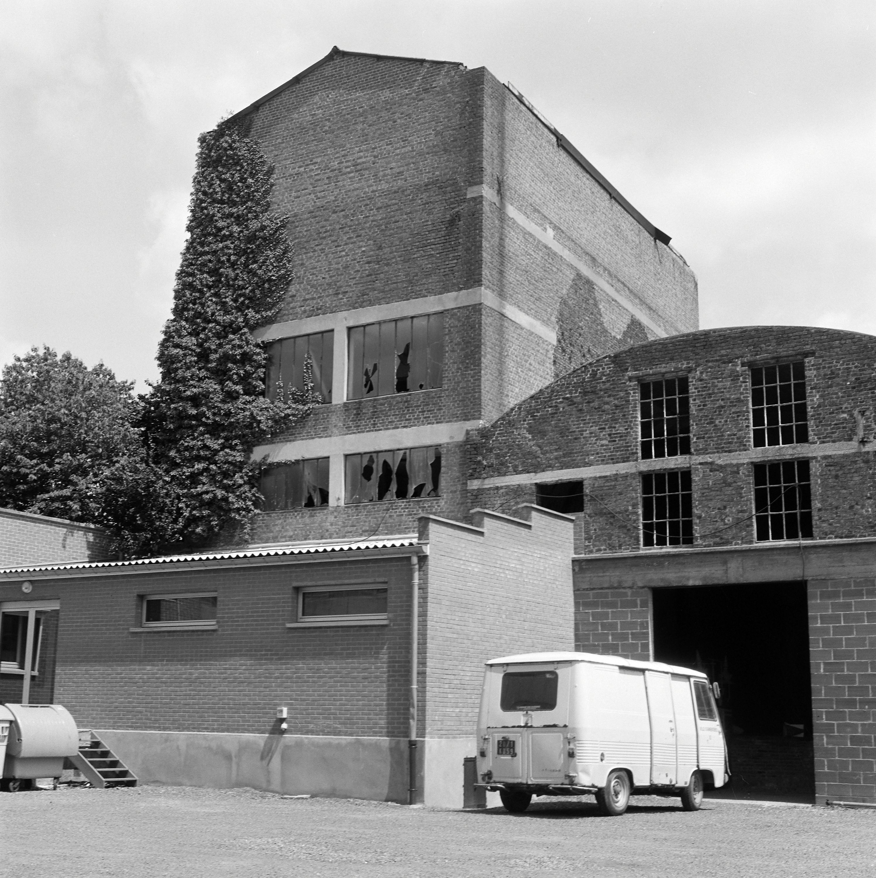 Atelier de fabrication, élévation postérieure.