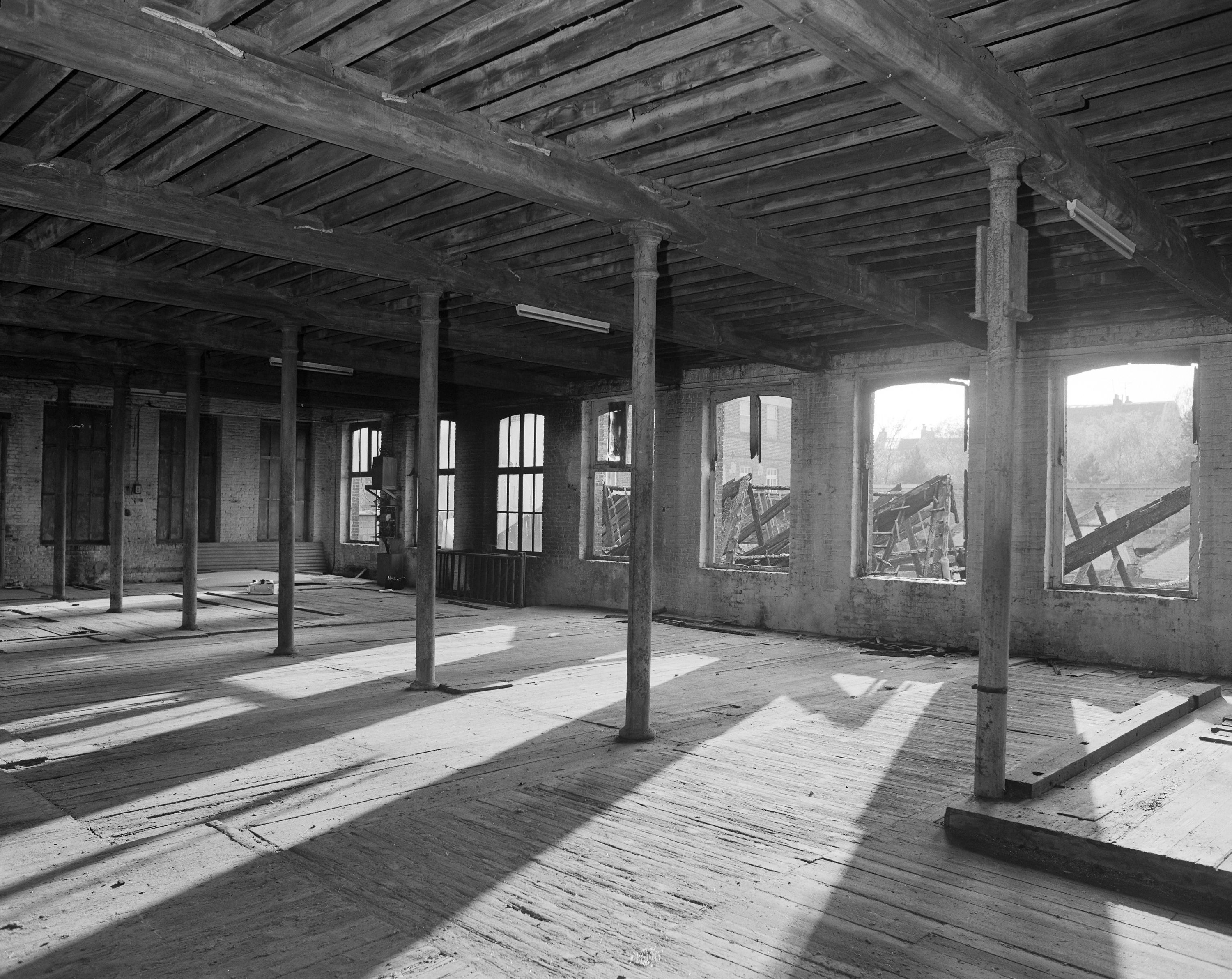 Atelier de fabrication, partie ancienne, premier étage.