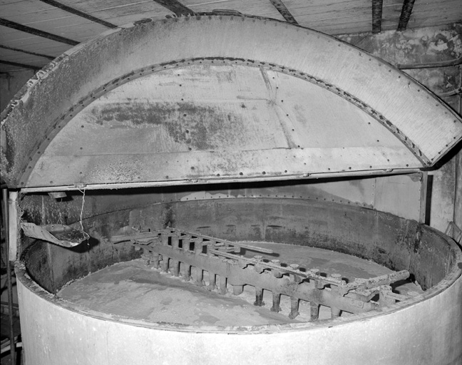 Cuve matière, vue plongeante.