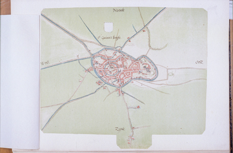Plan de la ville, reproduction en fac similé.