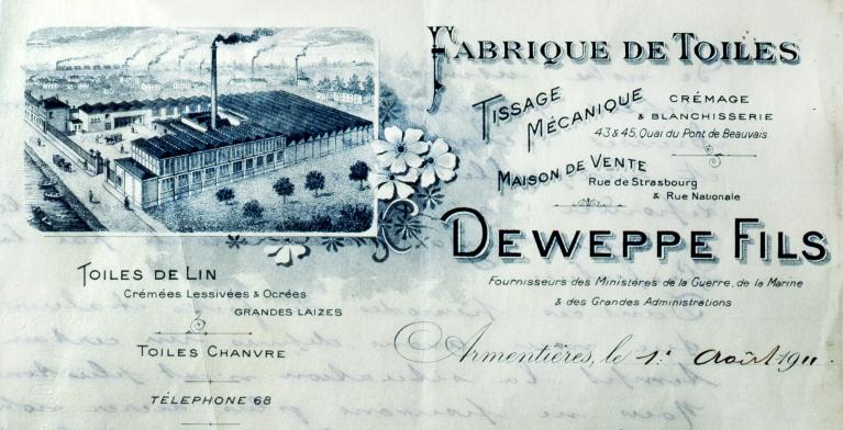Entête de lettre du début du XXe siècle (coll. part.).