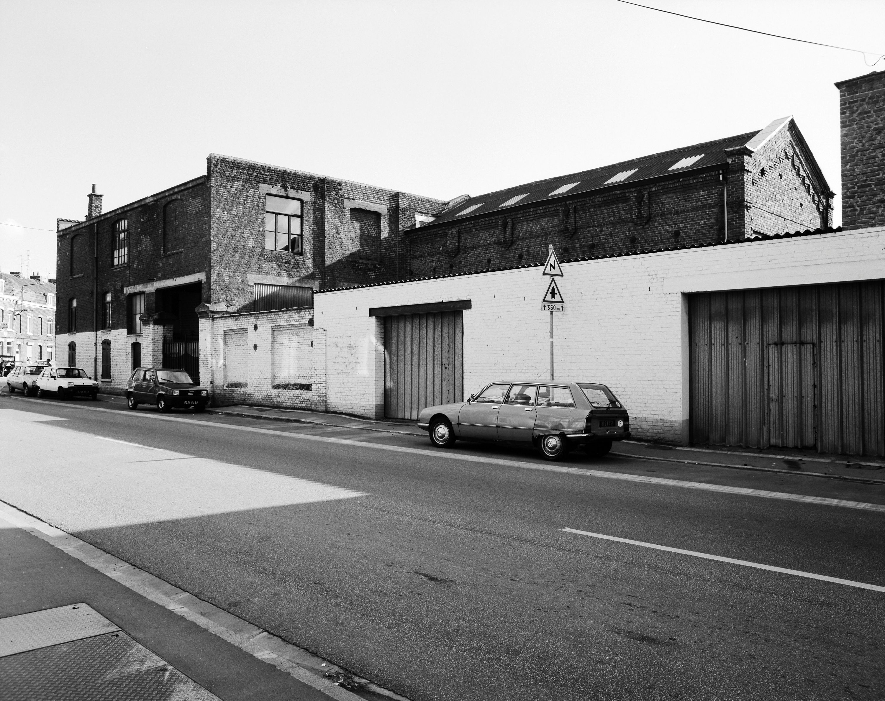 Atelier de fabrication, élévation rue Roger-Salengro.