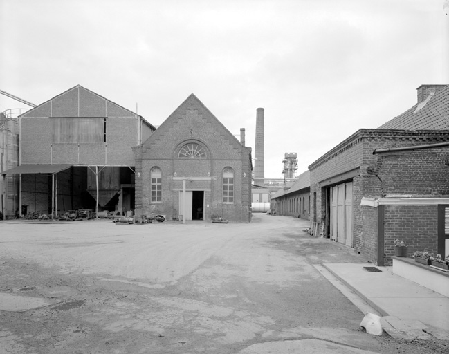 Distillerie, atelier de mécanique, élévation antérieure.