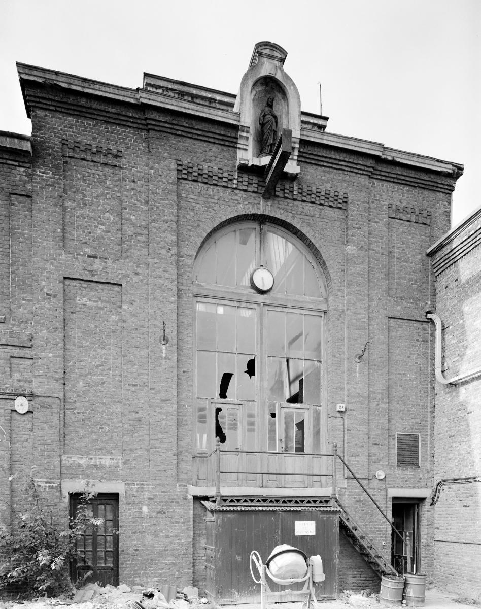 Salle des machines, élévation ouest.