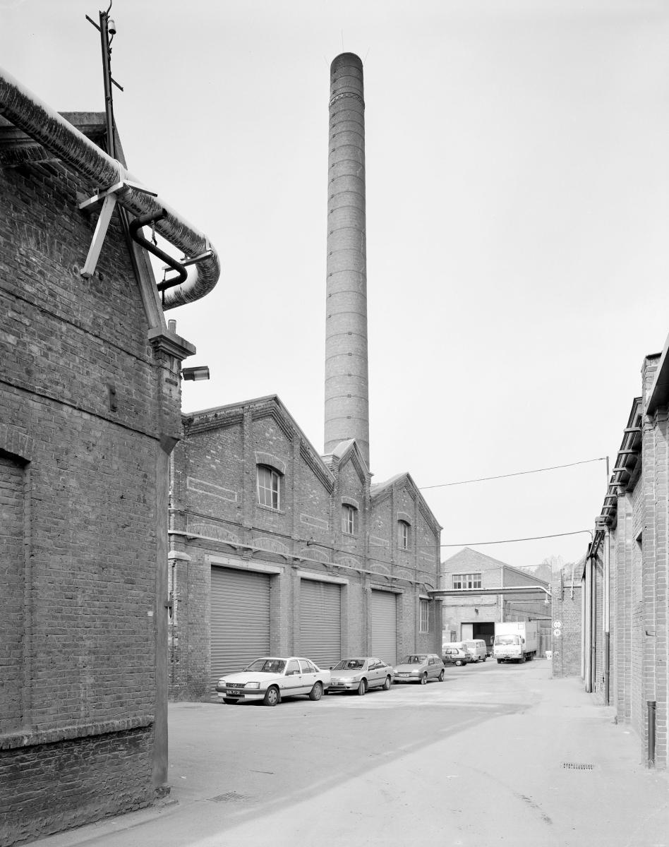 Chaufferie (ancien crémage). Vue prise vers le nord-ouest.