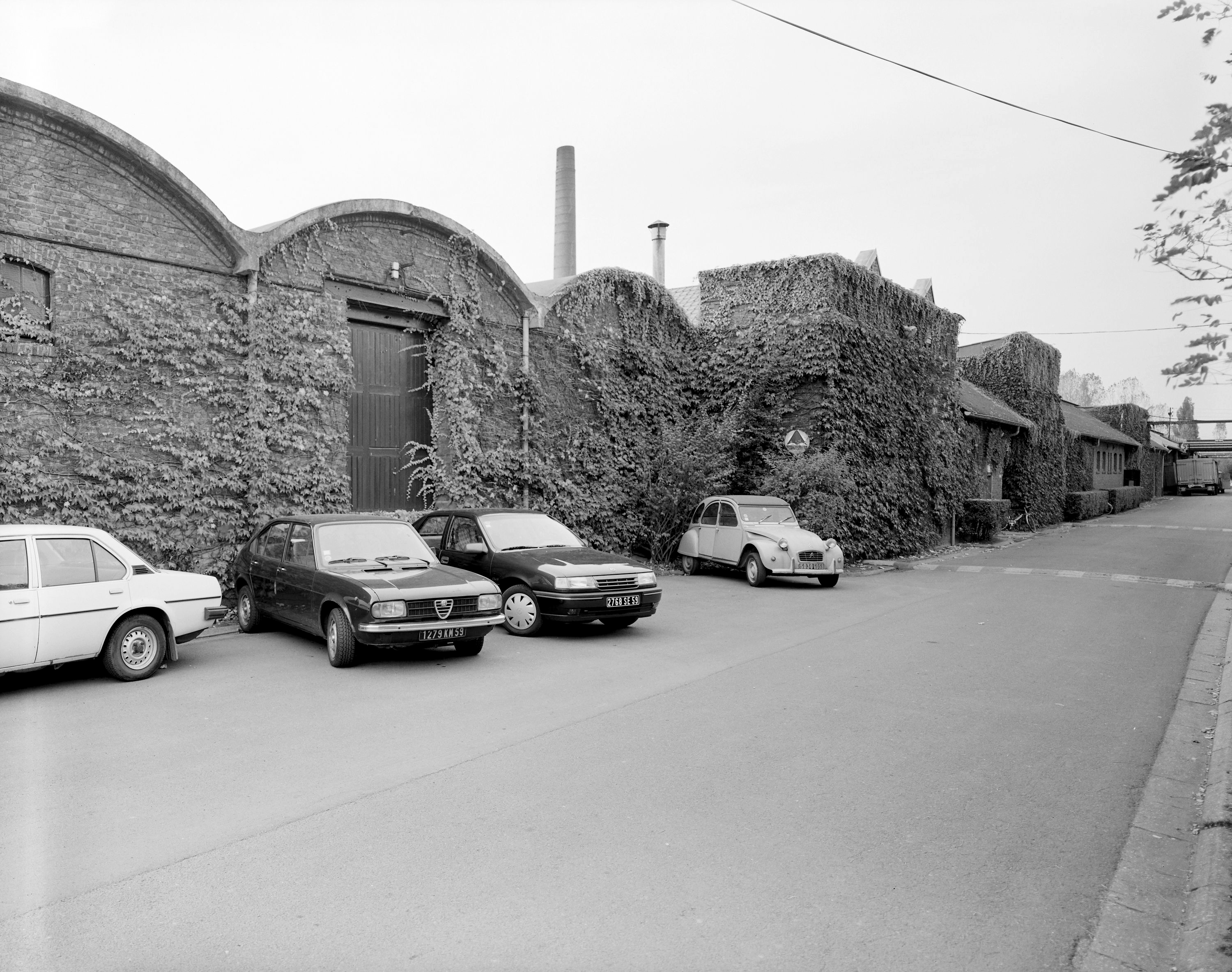 Atelier de fabrication, vue générale vers le nord.