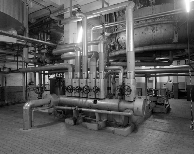 Atelier de fabrication, niveau inférieur : base des cuves.