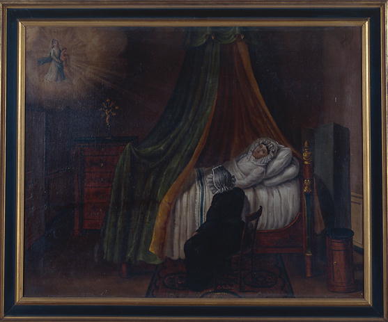 Ex-voto, tableau de grabataire