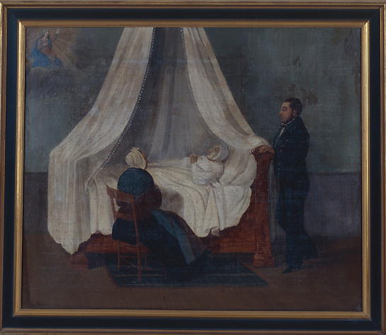 Ex-voto, tableau de grabataire
