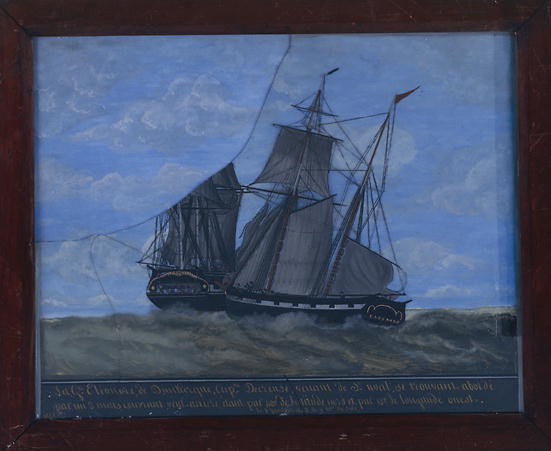 Ex-voto, tableau : goélette Eléonore