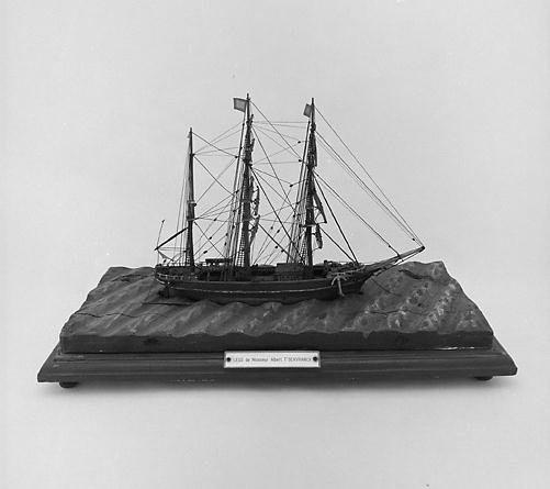 Ex-voto : maquette de voilier trois-mâts